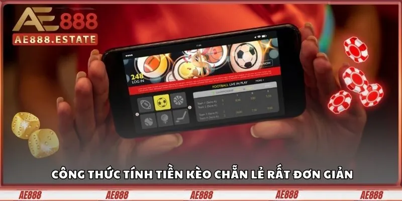 Công thức tính tiền kèo chẵn lẻ rất đơn giản