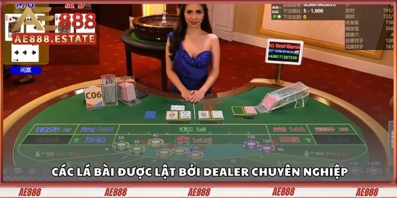 Thắng Lớn 1000% Ở Live Casino AE888, Bạn Dám Chơi Lớn? 3 Các lá bài được lật bởi dealer chuyên nghiệp